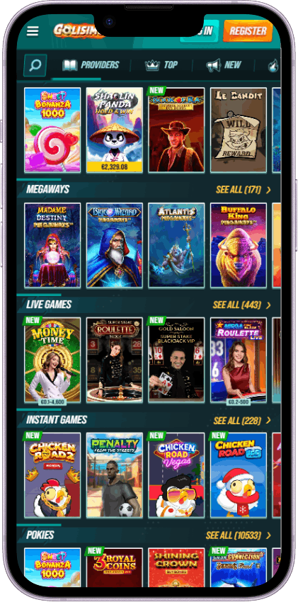 Golisimo Casino Games